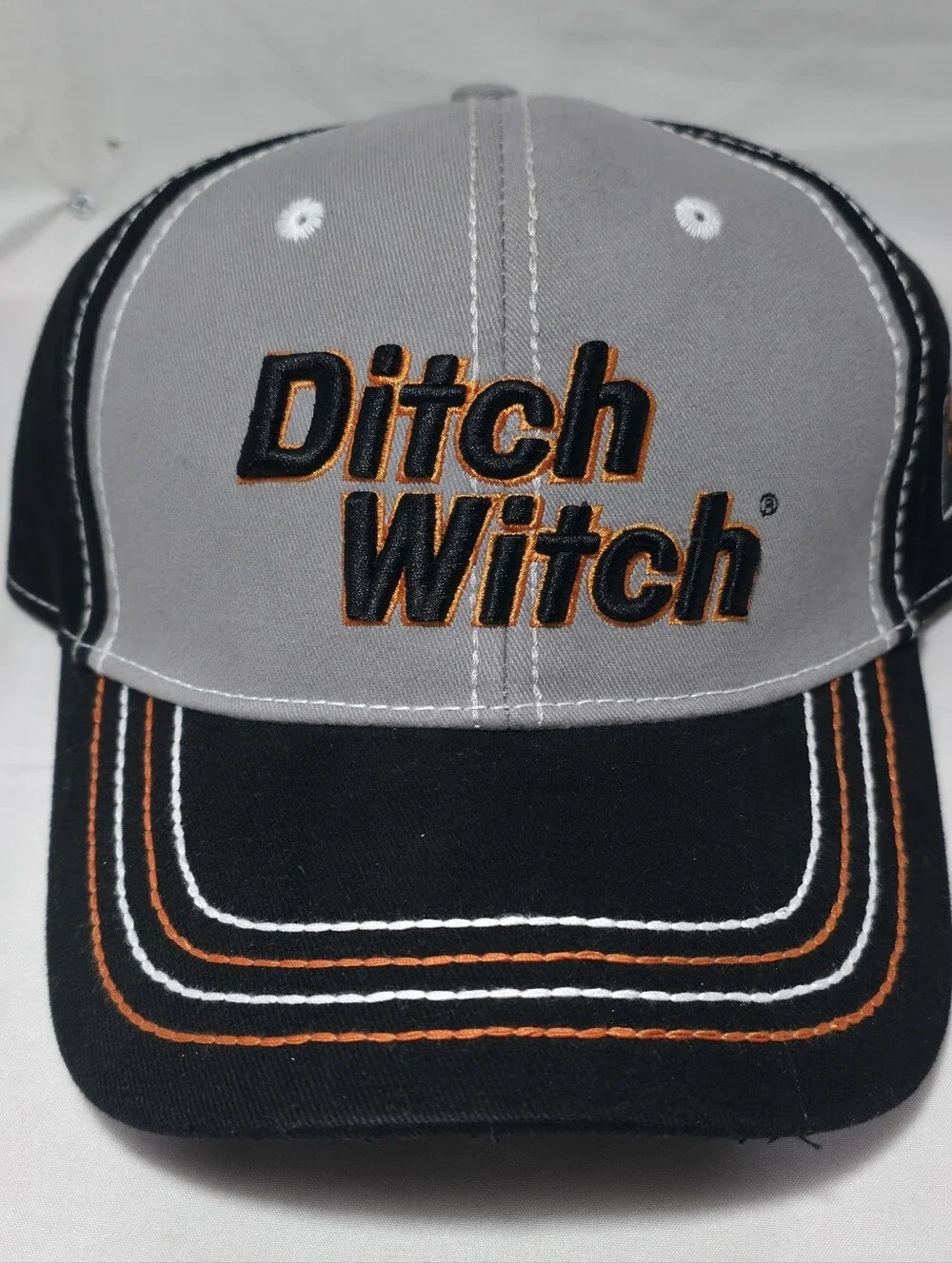 Ditch Witch Gray & Black Logo Cap Strapback